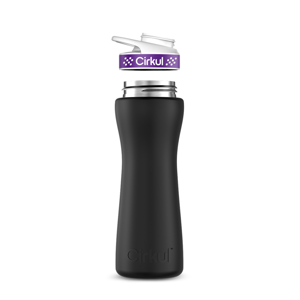 22oz. Stainless Steel Bottle & Comfort Grip Lid